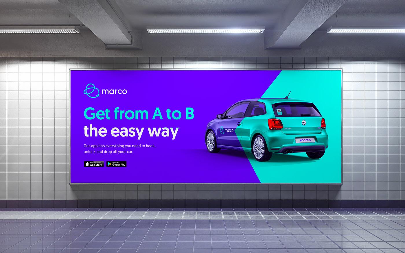 無障礙汽車共享平臺(tái)Marco品牌形象設(shè)計(jì)